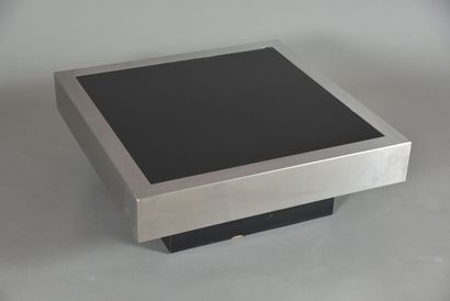 * Table basse dans le goût de Willy RIZZO,...