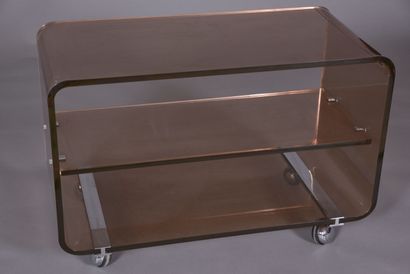 Michel DUMAS pour Roche Bobois. 
Petite console...