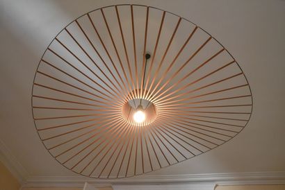 Suspension contemporaine de forme chapeau...
