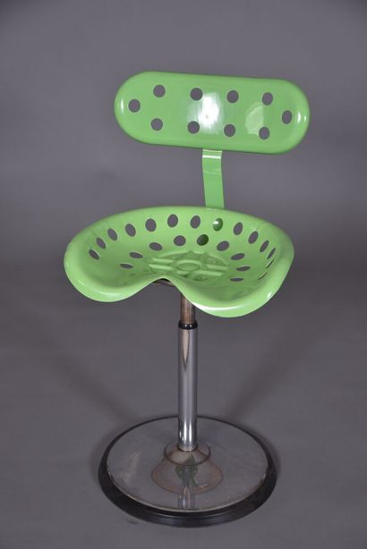 MIRIMA, attribué à Etienne FERMIGIER. 
Tabouret...