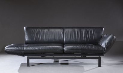 Canapé en cuir noir DE SEDE
Modèle DS 140
Design...