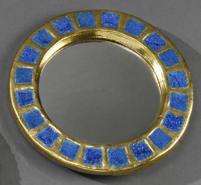 Mithé ESPELT. 
Miroir circulaire en terre...