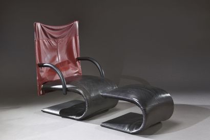 Claude BRISSON. 
Un fauteuil et son ottoman...