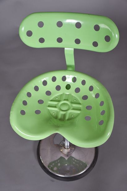 MIRIMA, attribué à Etienne FERMIGIER. 
Tabouret...
