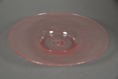 Coupe en verre soufflé de Murano à décor...