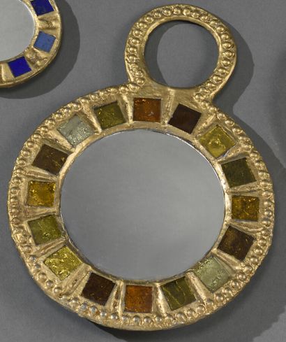 Irena JAWORSKA. 
Miroir rond en talosels...