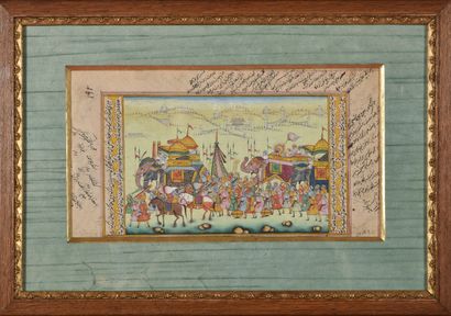 Inde du nord, début-milieu XXe siècle, 
Miniature...