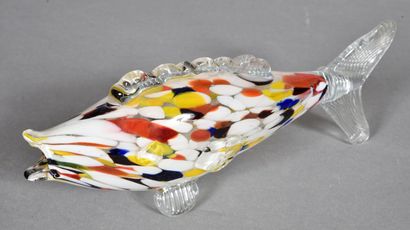 MURANO
Poisson en verre soufflé façon Clichy.
Circa...