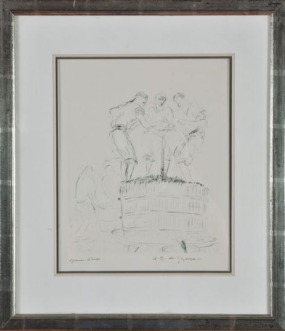 André Albert Marie DUNOYER DE SEGONZAC (1884-1974)
Le...