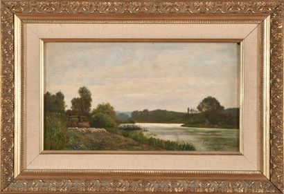École étrangère du XIXème siècle.
Paysage...
