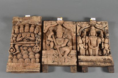 Inde du Sud, XIXe-début XXe siècle, 
Trois...