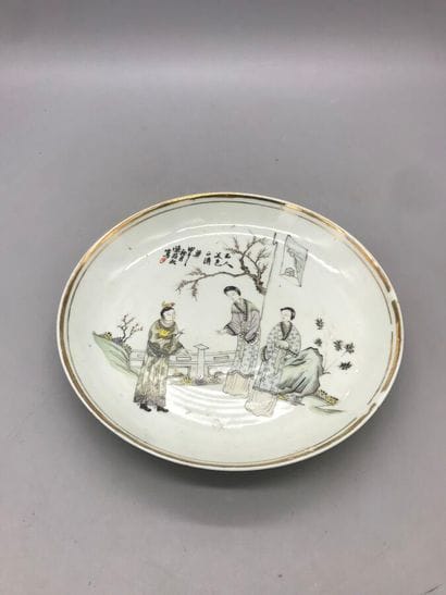 Chine, fin XIXe siècle, 
Assiette creuse...