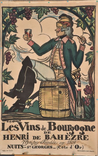 Guy ARNOUX (1886-1951)
Les vins de Bourgogne...