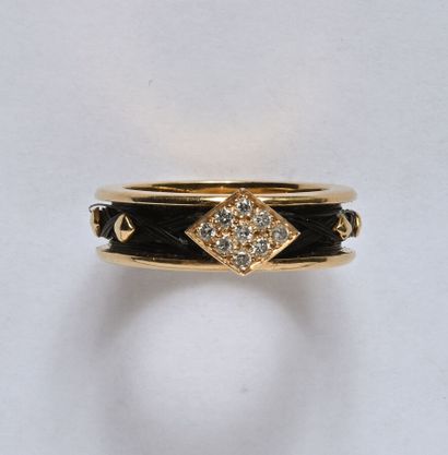 DEGOMMIER Bertrand: Ring in 18K (750/oo)...