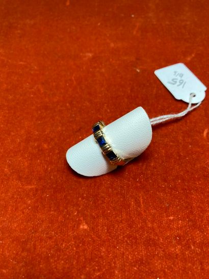 CARTIER : Bague en or 18K (750/oo) de 2 tons,...