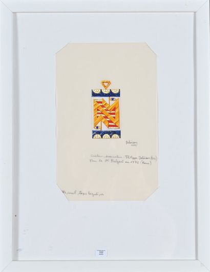 Philippe DELOISON (20th).
Drawing for the...