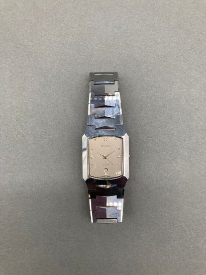 RADO : Montre en acier et tungstène, collection...