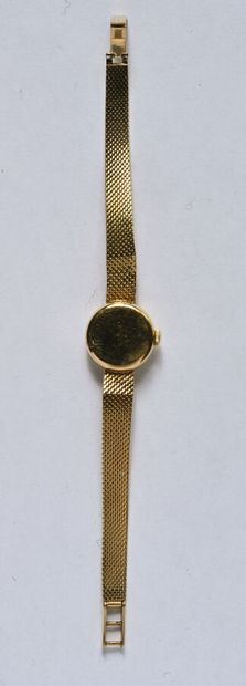 LONGINES: Watch in 18K (750/oo) yellow gold,...