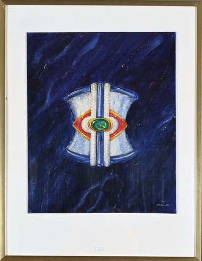 Philippe DELOISON (20th).
One.
Oil on canvas.
Signed,...