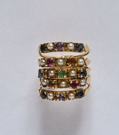 18K (750/oo) yellow gold 