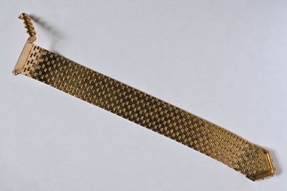 18K (750/oo) yellow gold belt bracelet with...