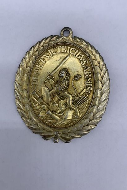 SUEDE. Médaillon du roi GUSTAV II ADOLPHE...