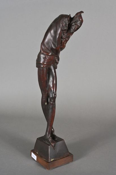MEPHISTO, épreuve en bronze patiné. 
XXe...