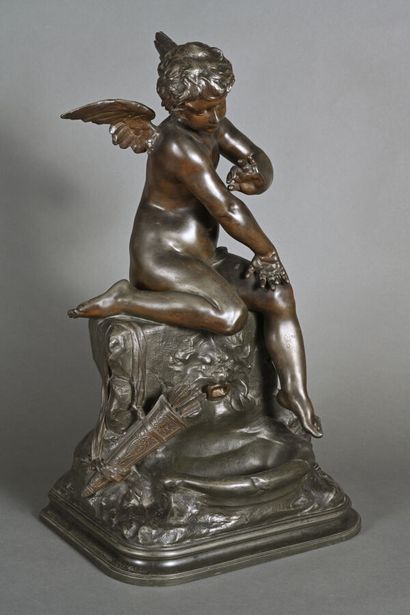 D'après BOUGUEREAU L STEINER 1842. Sculpture...