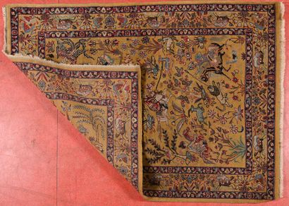 Tapis Iran Tabriz. 
Chaine, trame coton,...