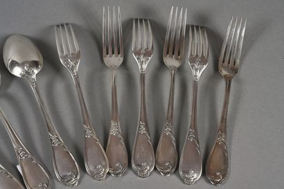 Partie de ménagère dans le style Louis XV...