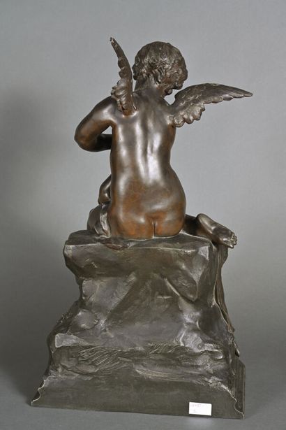 D'après BOUGUEREAU L STEINER 1842. Sculpture...