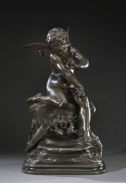 D'après BOUGUEREAU L STEINER 1842. Sculpture...