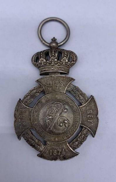 ESPAGNE. Médaille pour Services Distingués...
