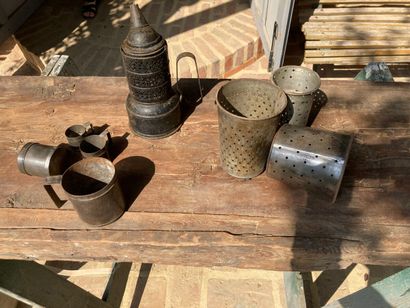 Sheet metal and iron set including four metric...