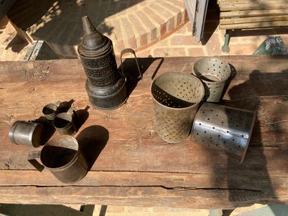 Sheet metal and iron set including four metric...