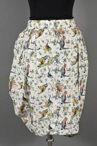 Alexander Mc Queen - Jupe bouffante en coton...
