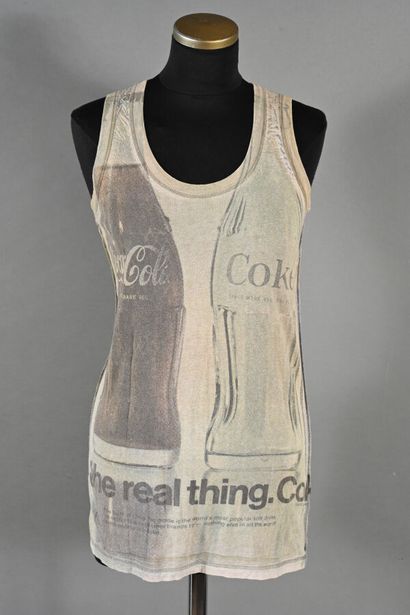 DOLCE & GABBANA. Cotton tank top printed...