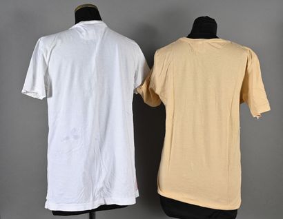 FENDI. Set of two short-sleeved cotton tee-shirts,...