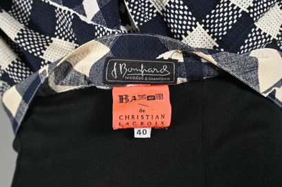 CHRISTIAN LACROIX. Ample jupe mi-longue en...