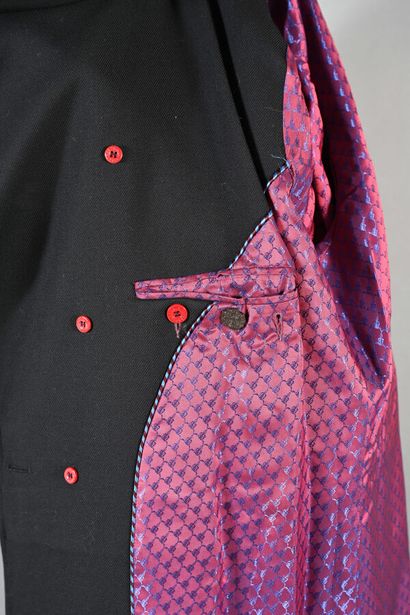 CHRISTIAN LACROIX. Manteau homme en laine...