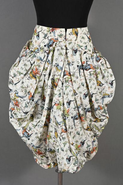Alexander Mc Queen - Jupe bouffante en coton...