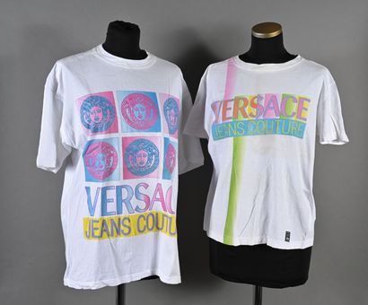 VERSACE Jeans couture. Set of two short-sleeved...