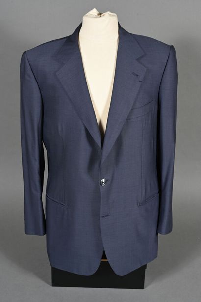 ZILLI. Veste d'homme bleu marine en laine...