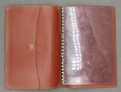HERMES Paris Made in France, 
Gold box notebook...
