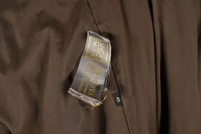 ATELIER GHIBLER. Manteau en vison glow, travail...