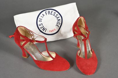INES DE LA FRESSANGE. Pair of terracotta...