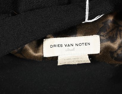 DRIES VAN NOTEN. Manteau en jersey de laine...