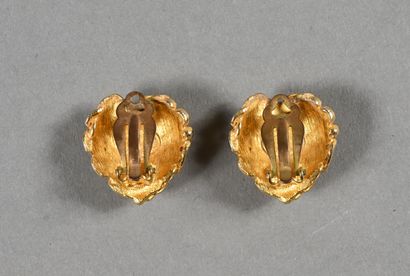 CHRISTIAN LACROIX. Pair of ear clips featuring...
