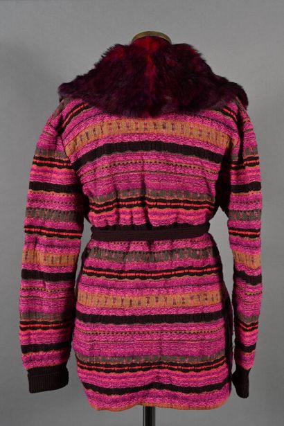 MISSONI. Cardigan en laine mélangée à frise...