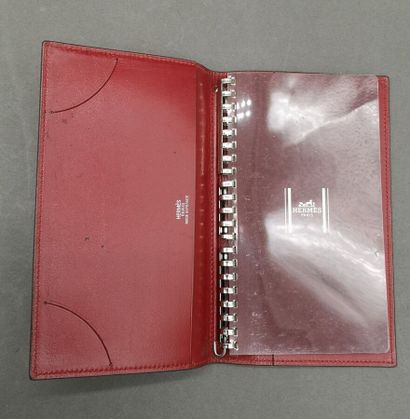 HERMES Paris Made in France, 
Red box notebook...
